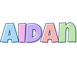Aidan pastel logo