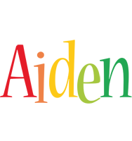 Aiden birthday logo