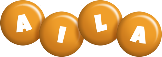 Aila candy-orange logo