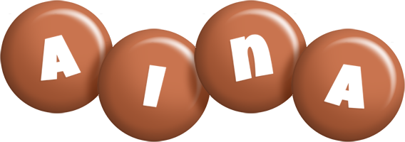 Aina candy-brown logo