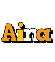 Aina cartoon logo