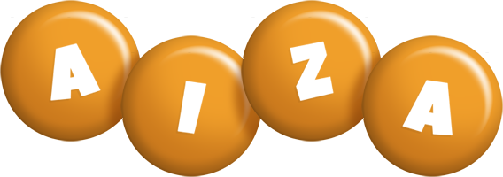 Aiza candy-orange logo