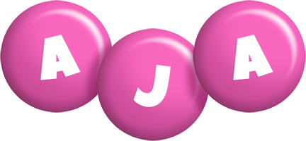 Aja candy-pink logo