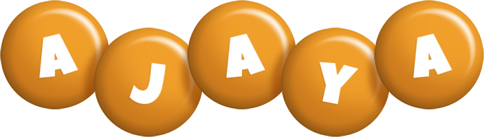 Ajaya candy-orange logo