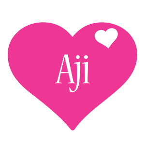 Aji love-heart logo