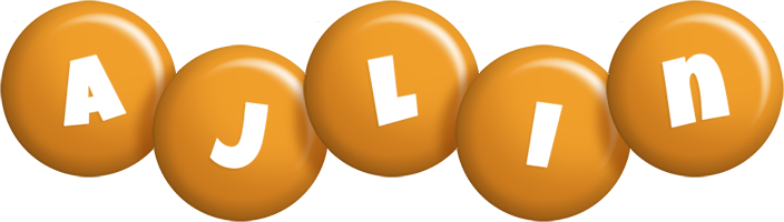 Ajlin candy-orange logo