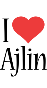 Ajlin i-love logo