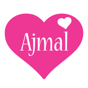 Ajmal love-heart logo