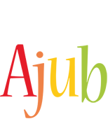 Ajub birthday logo