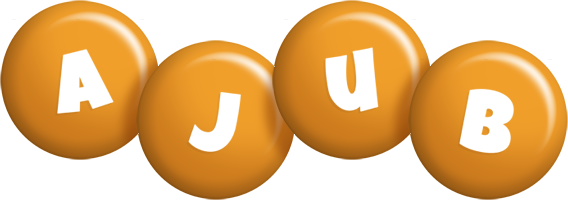 Ajub candy-orange logo