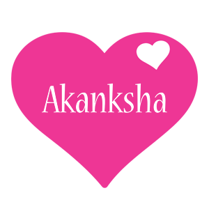 Akanksha love-heart logo