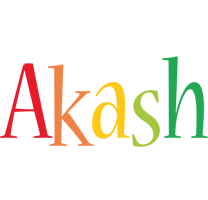 Akash birthday logo