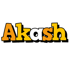 Akash cartoon logo