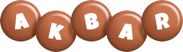 Akbar candy-brown logo