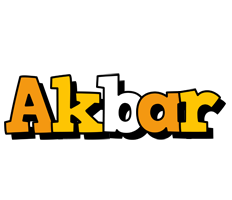 Akbar cartoon logo