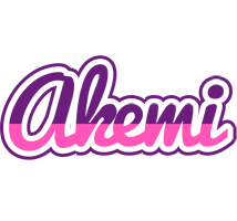 Akemi cheerful logo