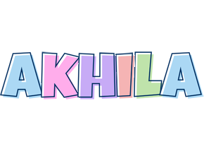 Akhila pastel logo