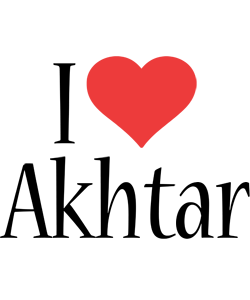 Akhtar i-love logo