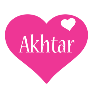 Akhtar love-heart logo