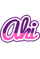 Aki cheerful logo