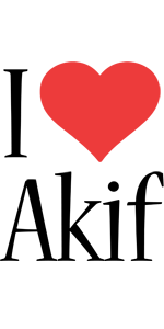Akif i-love logo