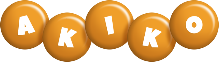 Akiko candy-orange logo