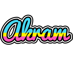 Akram circus logo