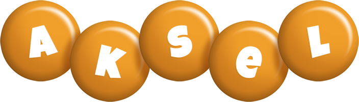 Aksel candy-orange logo