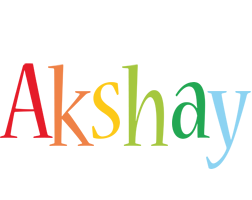 Akshay birthday logo