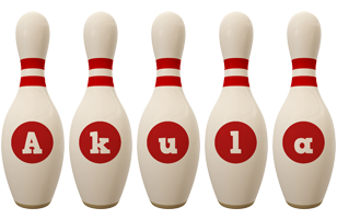 Akula bowling-pin logo