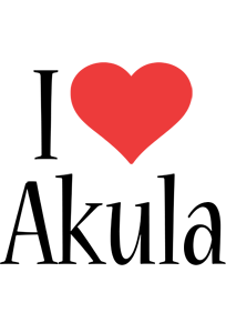 Akula i-love logo