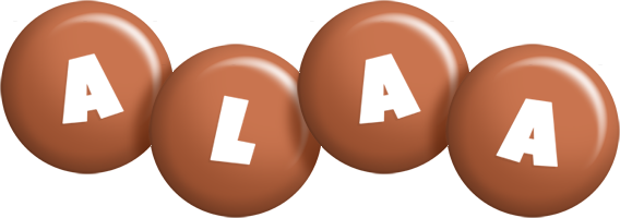 Alaa candy-brown logo