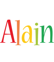 Alain birthday logo