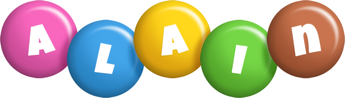 Alain candy logo