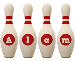 Alam bowling-pin logo