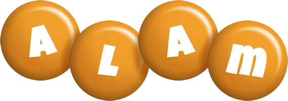 Alam candy-orange logo