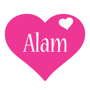 Alam love-heart logo