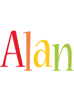 Alan birthday logo
