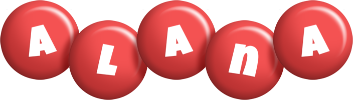 Alana candy-red logo