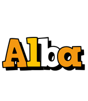 Alba cartoon logo