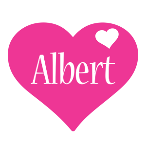 Albert love-heart logo