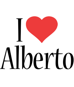 Alberto i-love logo