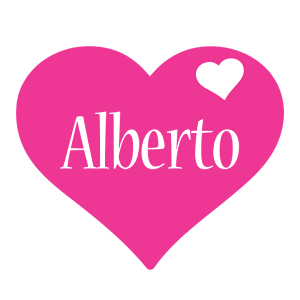 Alberto love-heart logo