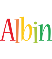 Albin birthday logo