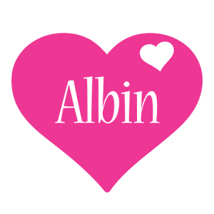 Albin love-heart logo