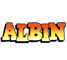 Albin sunset logo