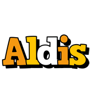 Aldis cartoon logo