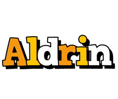 Aldrin cartoon logo