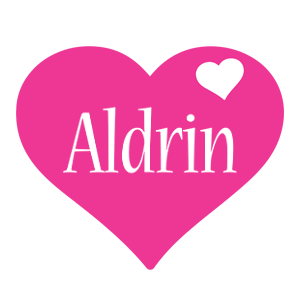 Aldrin love-heart logo