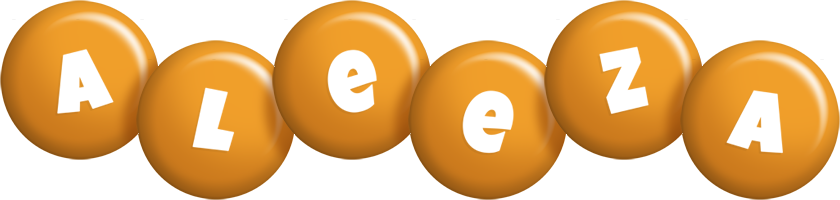 Aleeza candy-orange logo